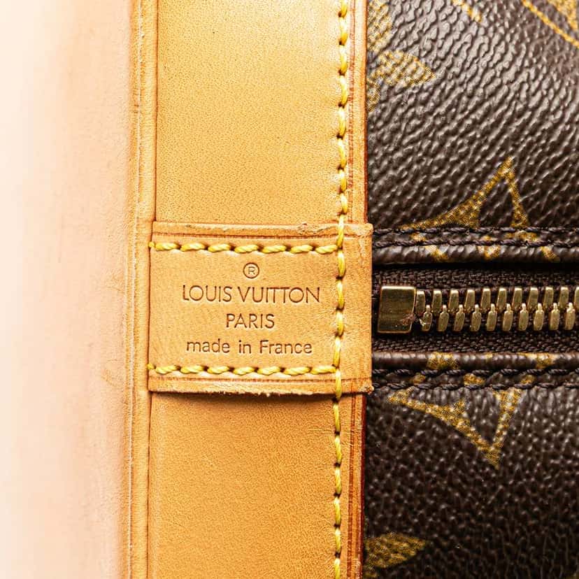 Louis Vuitton Monogram Alma PM Brown Canvas Good condition - Box View