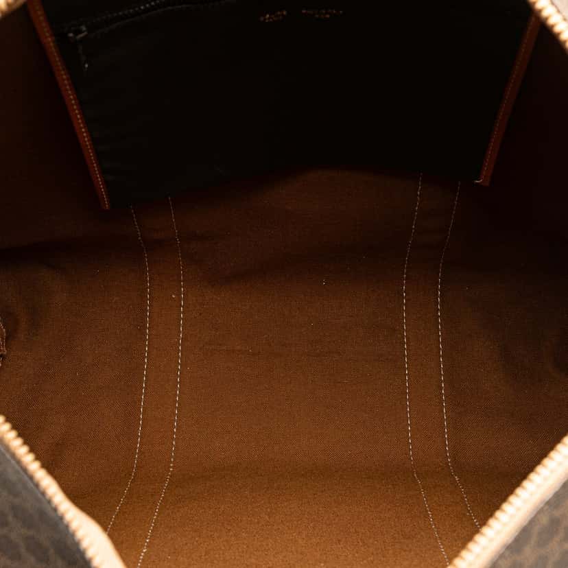 Celine Macadam Coated Canvas Travel Bag Brown Canvas Good condition - Model View
