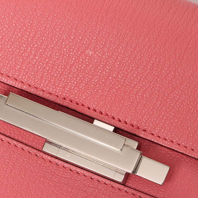 Hermès Cinhetic To Go Wallet Pink Leather Good condition - Inside View