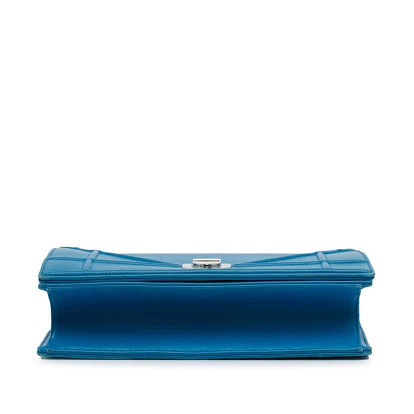 Dior Medium Diorama Flap Blue Leather Good condition - Box View
