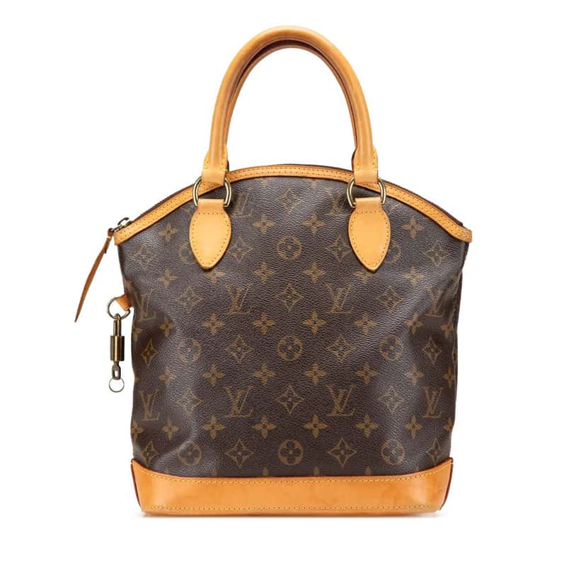 Louis Vuitton Monogram Lockit PM Brown Canvas Good condition - Front View