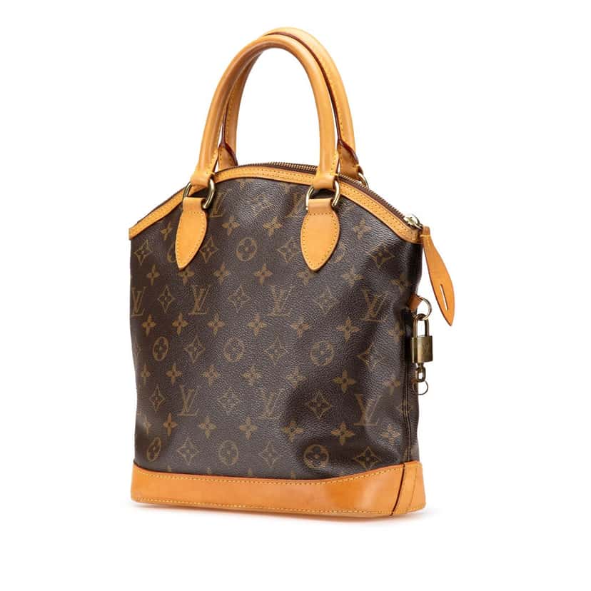 Louis Vuitton Monogram Lockit PM Brown Canvas Good condition - Back View