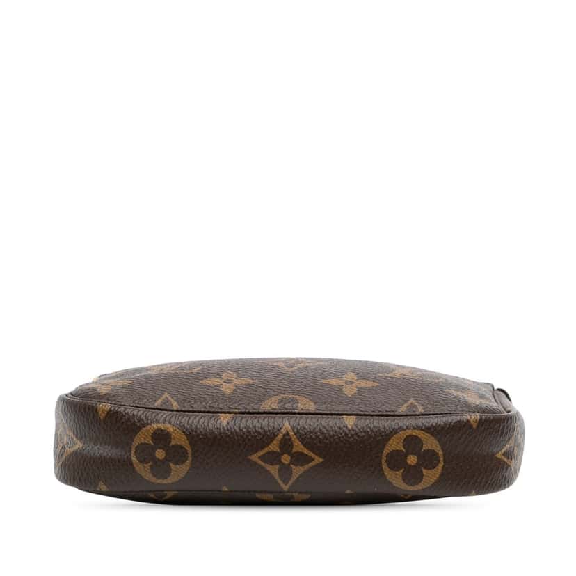 Louis Vuitton Monogram Mini Pochette Accessoires Brown Canvas Good condition - Inside View