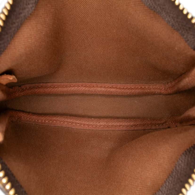 Louis Vuitton Monogram Mini Pochette Accessoires Brown Canvas Good condition - Model View