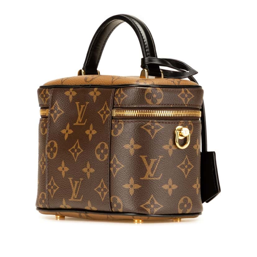 Louis Vuitton Monogram Reverse Vanity PM Brown Canvas Good condition - Back View