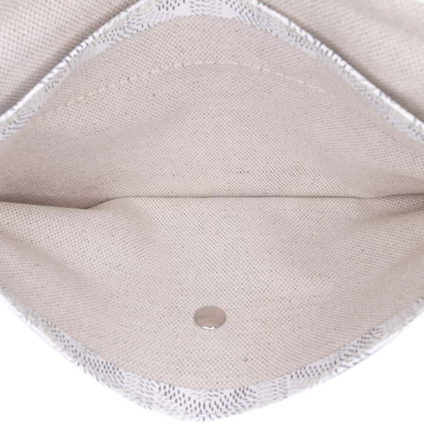 Goyard Goyardine Saint Louis PM White Canvas Good condition - Box View
