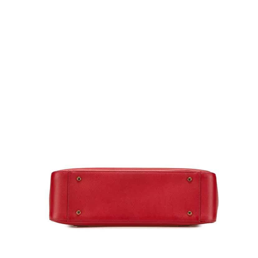 Burberry Leather Handbag Red Leather Good condition - Inside View