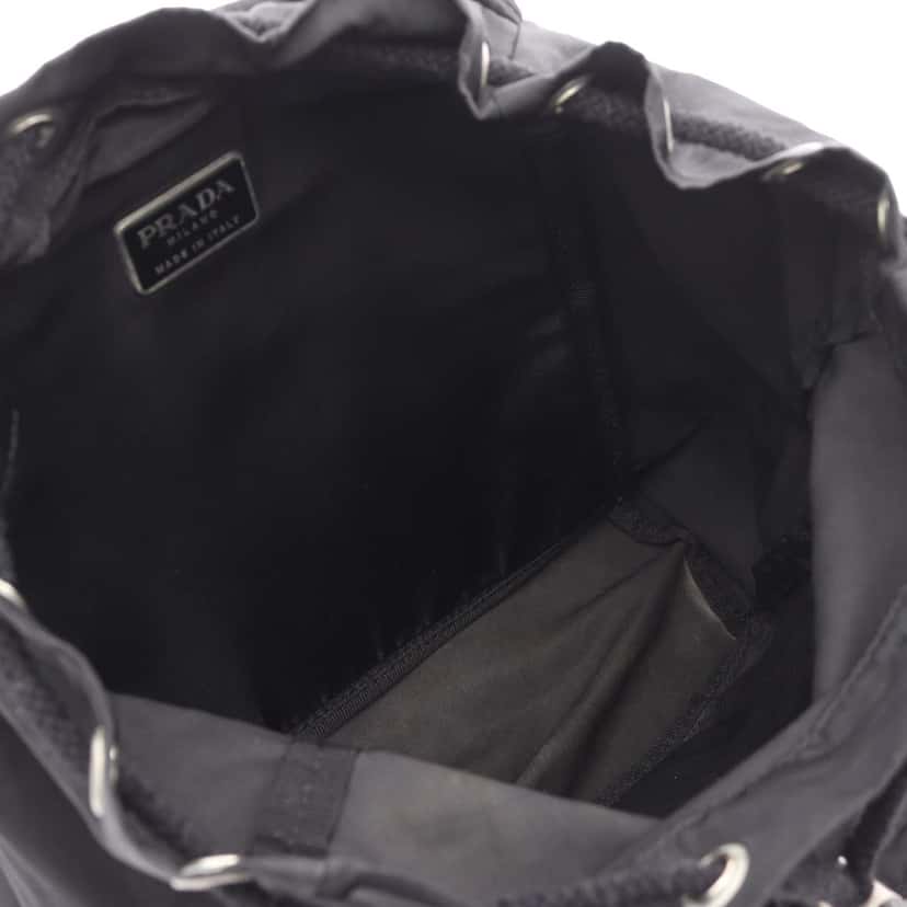 Prada Tessuto Montagna Backpack Black Good condition - Inside View
