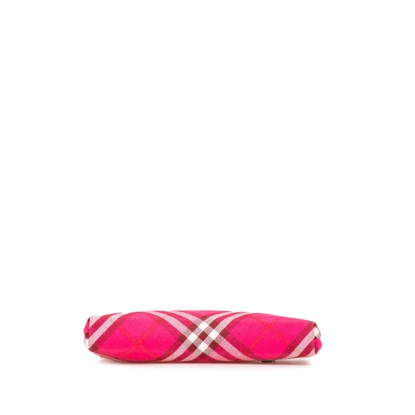 Burberry Supernova Check Canvas Pochette Pink Canvas Good condition - Inside View
