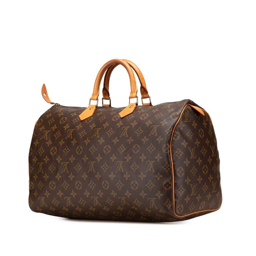 Louis Vuitton Monogram Speedy 40 Brown Canvas Good condition - Back View