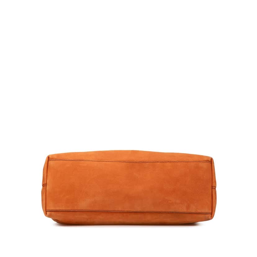 Gucci Medium Nubuck Leather Soho Chain Tote Orange Leather Good condition - Inside View