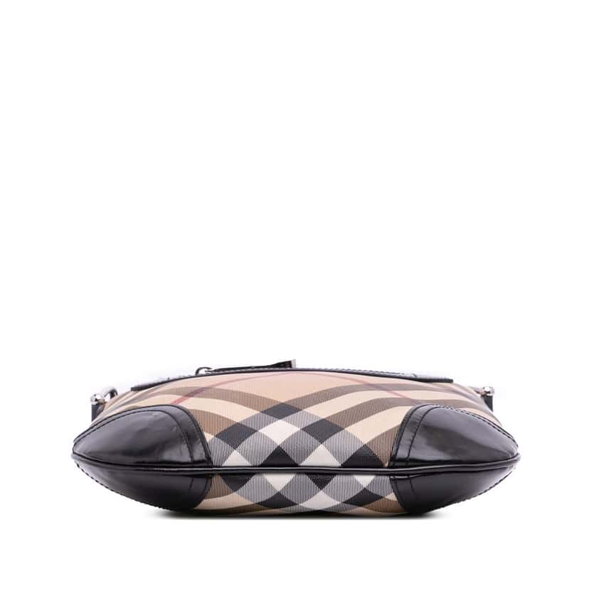 Burberry Supernova Check Coated Canvas Dryden Crossbody Brown Canvas Good condition - Inside View