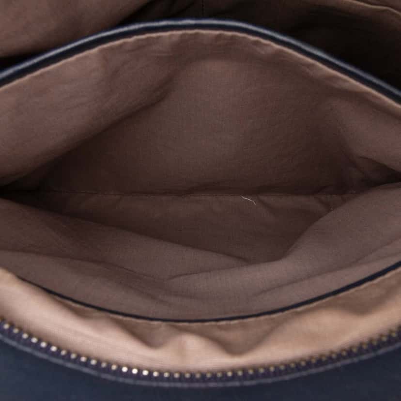 Bottega Veneta Leather Intrecciato Crossbody Blue Leather Good condition - Box View