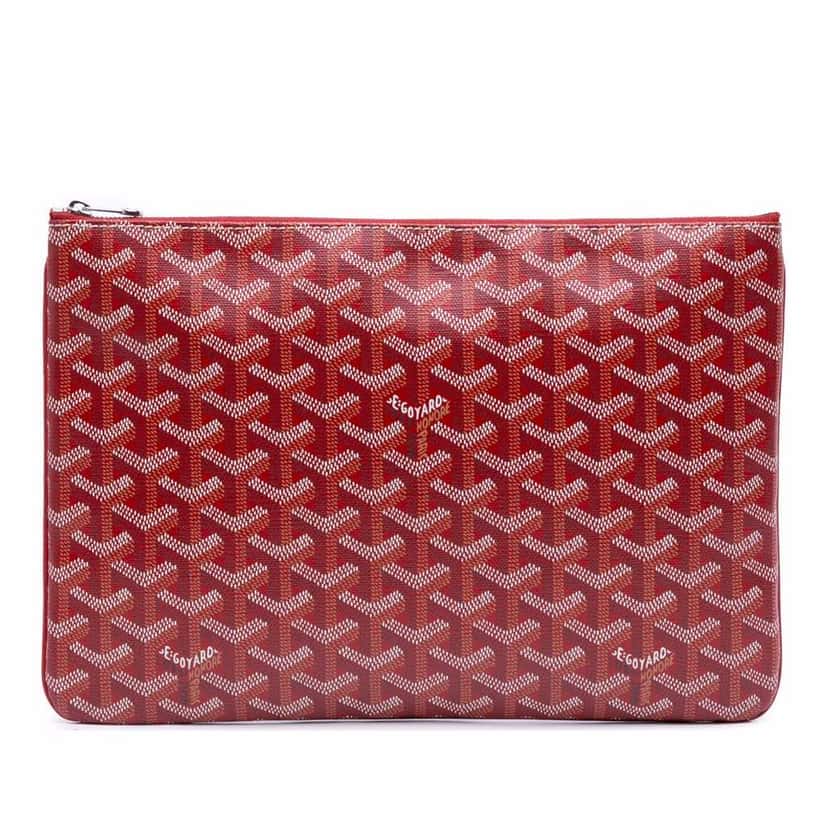 Goyard Goyardine Senat MM Red Canvas Good condition - Front View