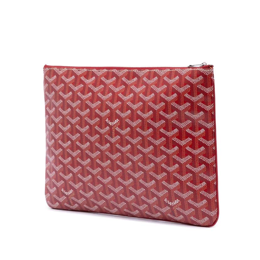 Goyard Goyardine Senat MM Red Canvas Good condition - Back View