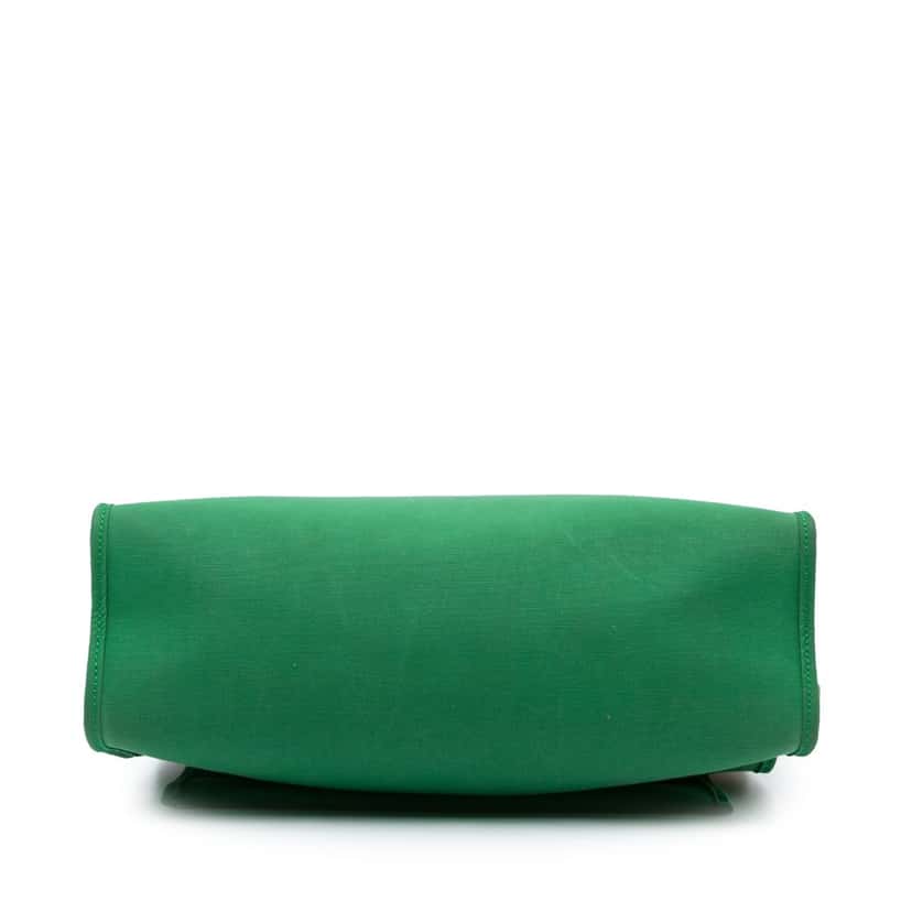 Hermès Toile Herbag Zip 31 Green Canvas Good condition - Model View