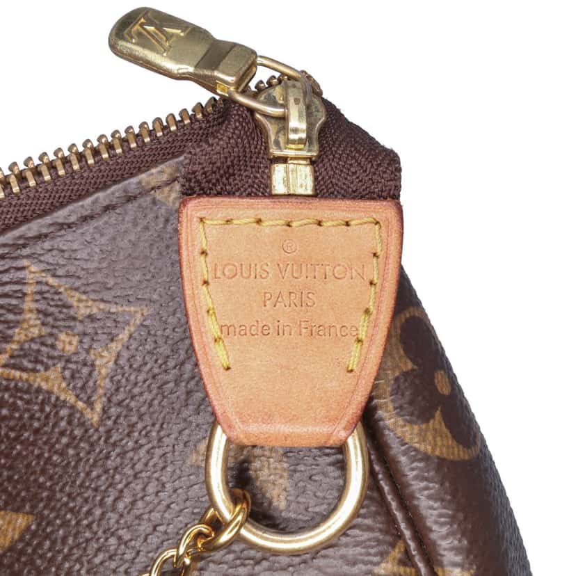 Louis Vuitton Monogram Mini Pochette Accessoires Brown Canvas Good condition - Box View