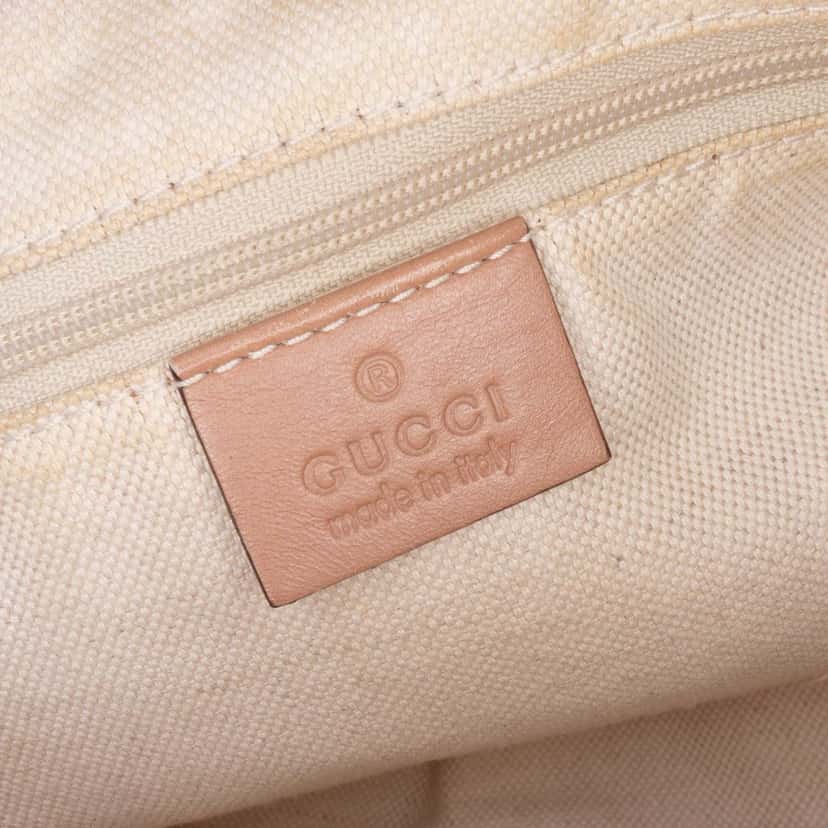 Gucci Diamante Canvas Sukey Satchel Brown Canvas Good condition - Box View