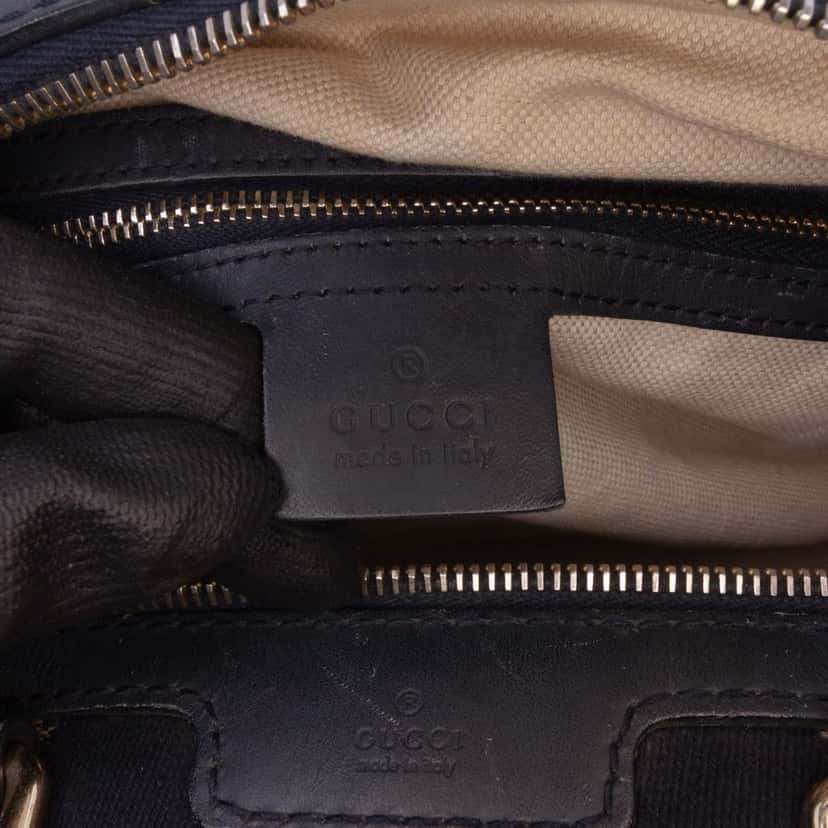 Gucci GG Canvas Web Joy Boston Bag Brown Canvas Good condition - Box View