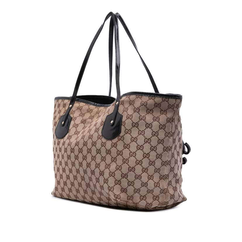 Gucci Medium GG Canvas Jolie Tote Brown Canvas Good condition - Back View