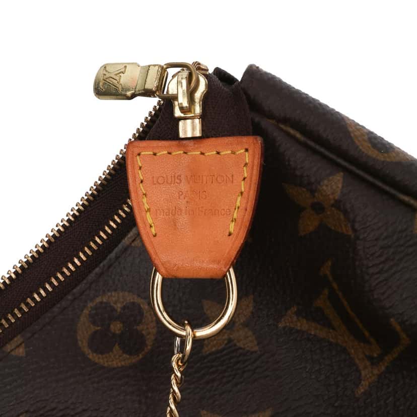 Louis Vuitton Monogram Mini Pochette Accessoires Brown Canvas Good condition - Box View