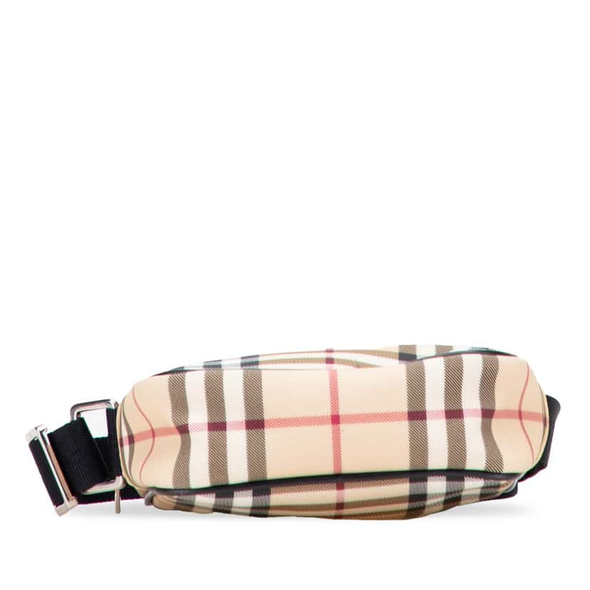 Burberry House Check Canvas Crossbody Brown Canvas Good condition - Inside View