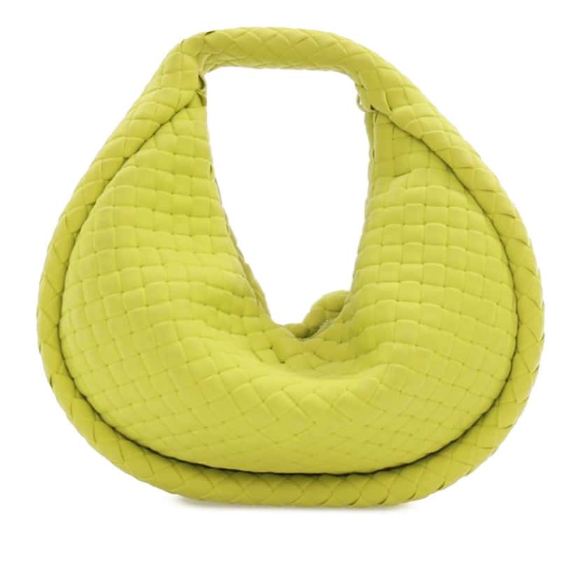 Bottega Veneta Mini Rubber Padded Intreccio Jodie Green Polyester Good condition - Inside View