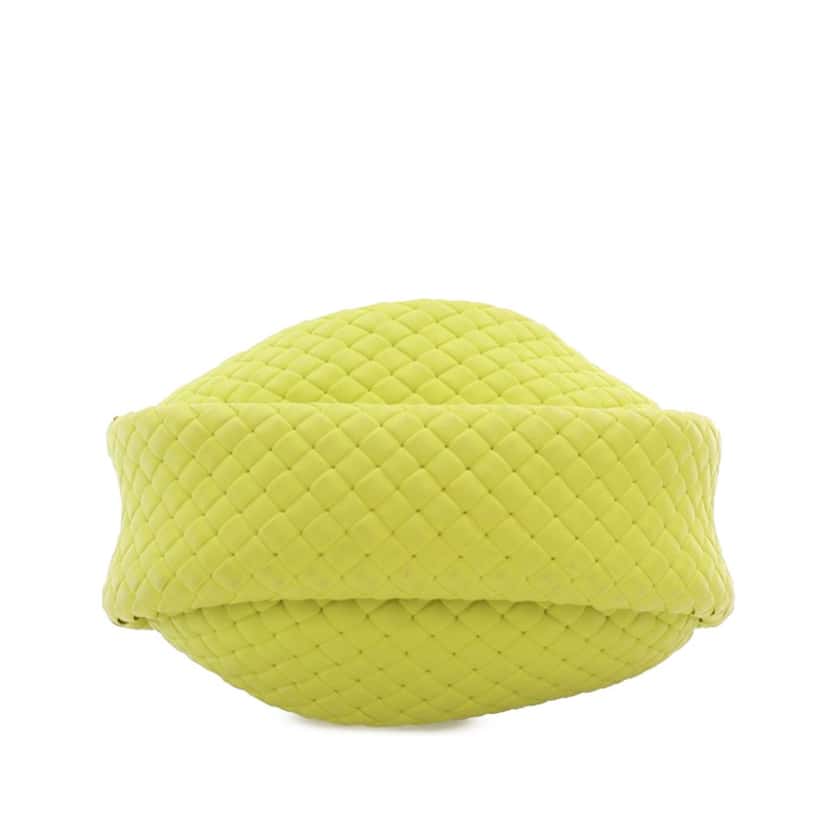 Bottega Veneta Mini Rubber Padded Intreccio Jodie Green Polyester Good condition - Model View