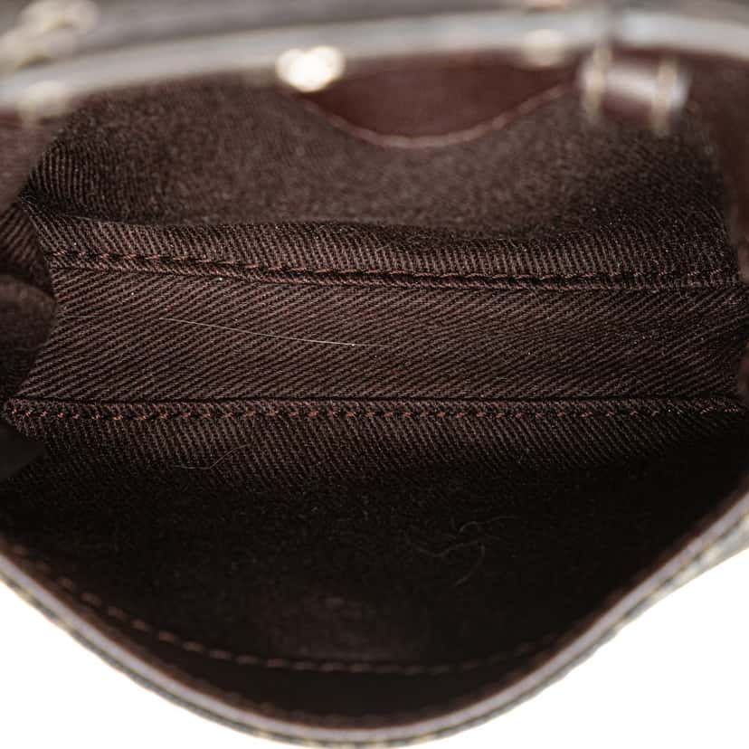 Loewe Anagram Coated Canvas Crossbody Brown Canvas Good condition - Model View