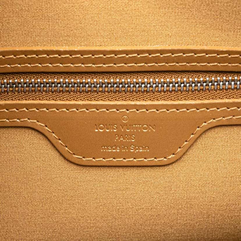 Louis Vuitton Monogram Mat Stockton Gold Leather Good condition - Box View