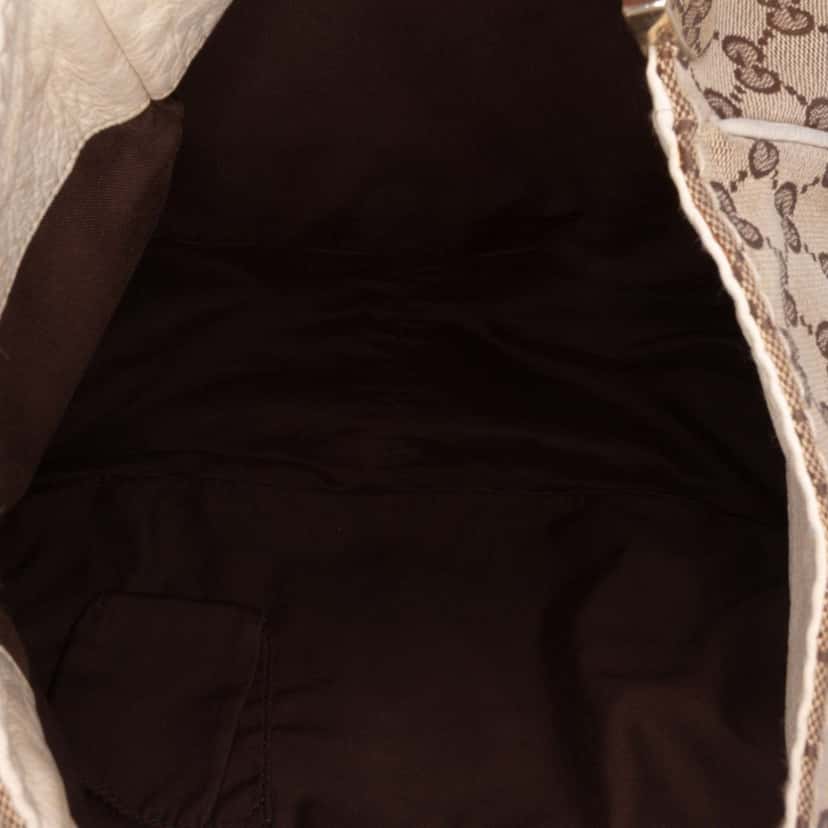 Gucci GG Canvas Charlotte Tote Brown Canvas Good condition - Model View
