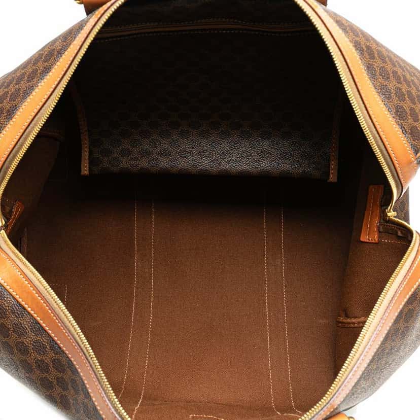 Celine Macadam Coated Canvas Travel Bag Brown Canvas Good condition - Model View