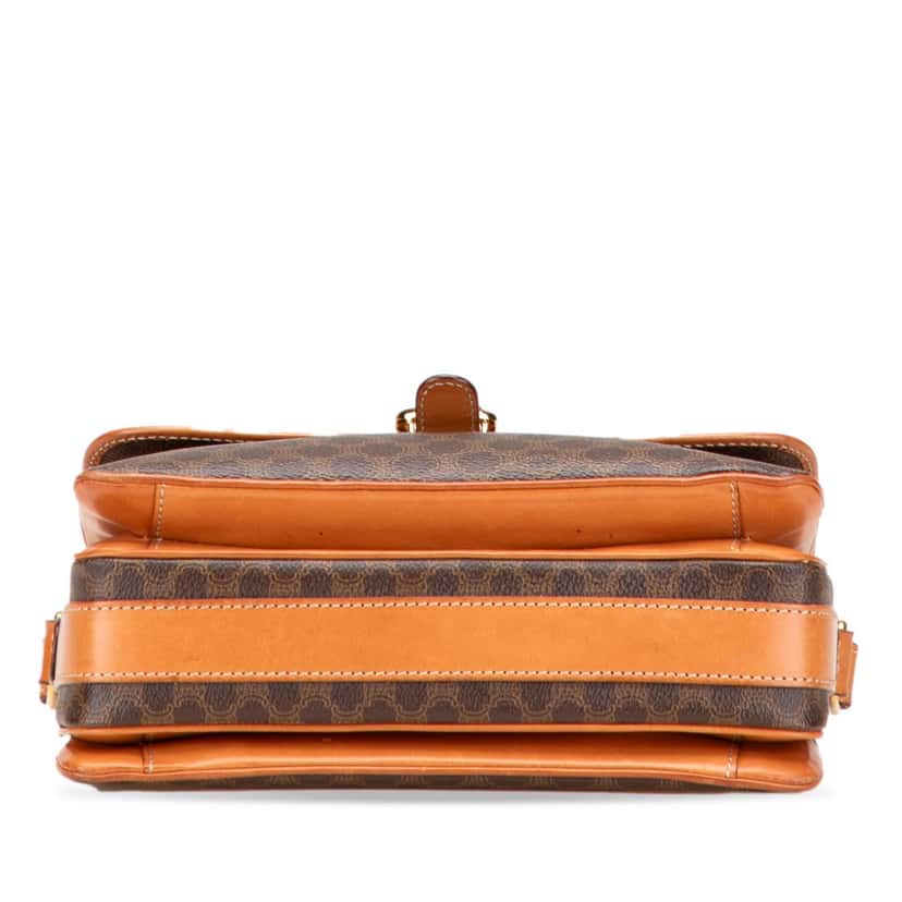Celine Macadam Coated Canvas Crossbody Brown Canvas Good condition - Inside View