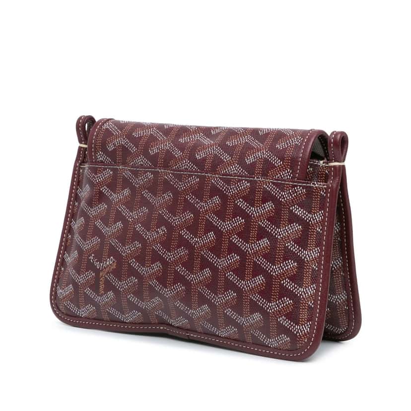 Goyard Goyardine Plumet Pocket Wallet Red Canvas Good condition - Back View