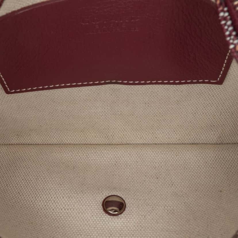 Goyard Goyardine Plumet Pocket Wallet Red Canvas Good condition - Model View