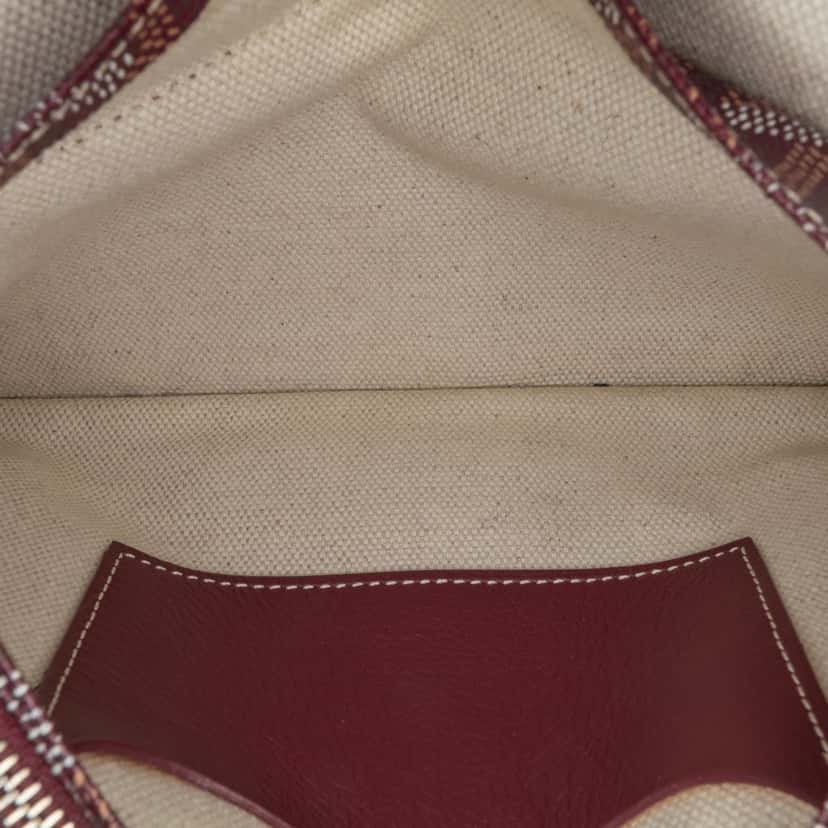 Goyard Goyardine Plumet Pocket Wallet Red Canvas Good condition - Box View