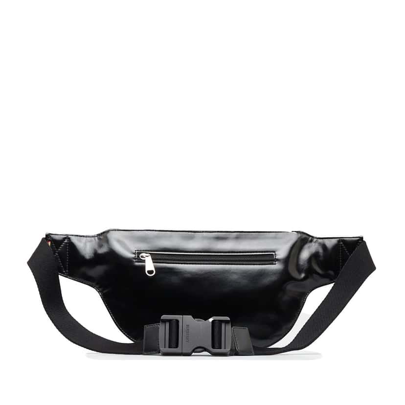 Burberry Quilted Horseferry Print Belt Bag Black Canvas Good condition - Inside View