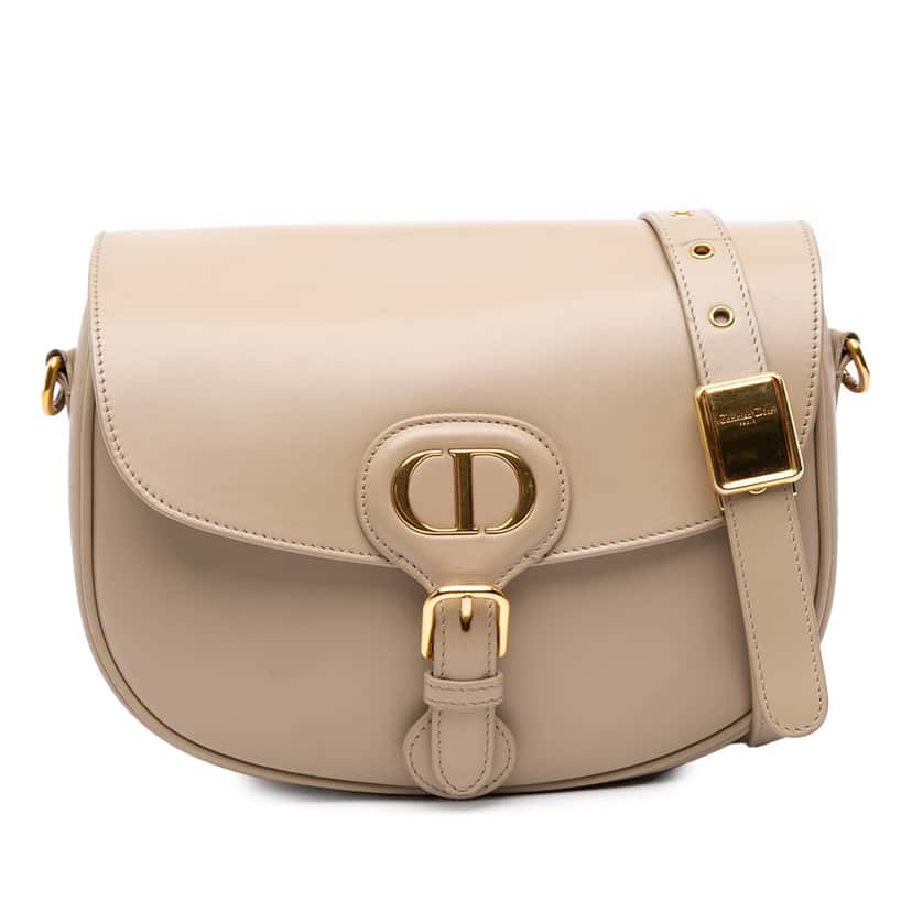 Dior Medium Leather Bobby Crossbody Brown Leather Good condition - Front View