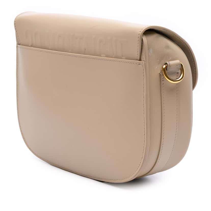 Dior Medium Leather Bobby Crossbody Brown Leather Good condition - Back View