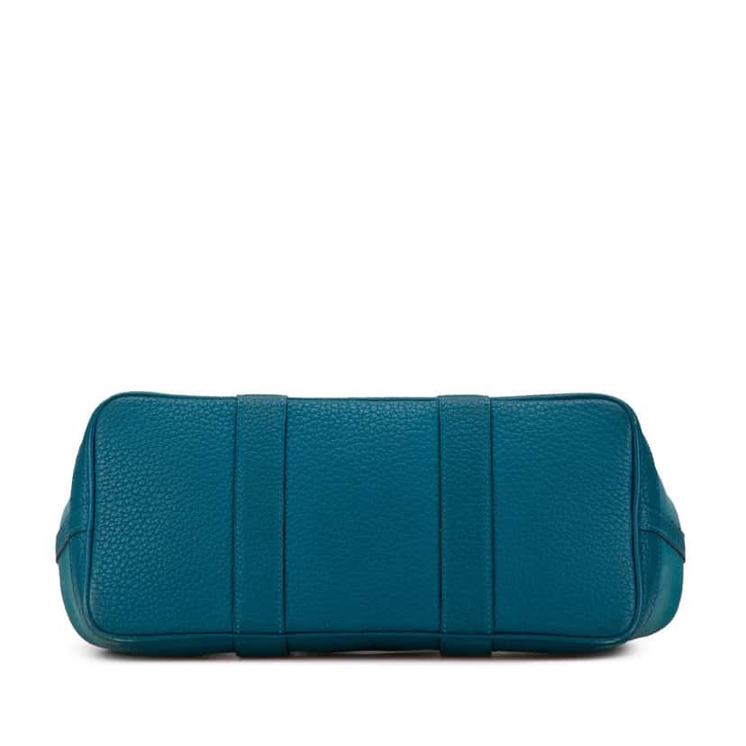 Hermès Toile and Negonda Garden Party 30 Blue Canvas Good condition - Inside View