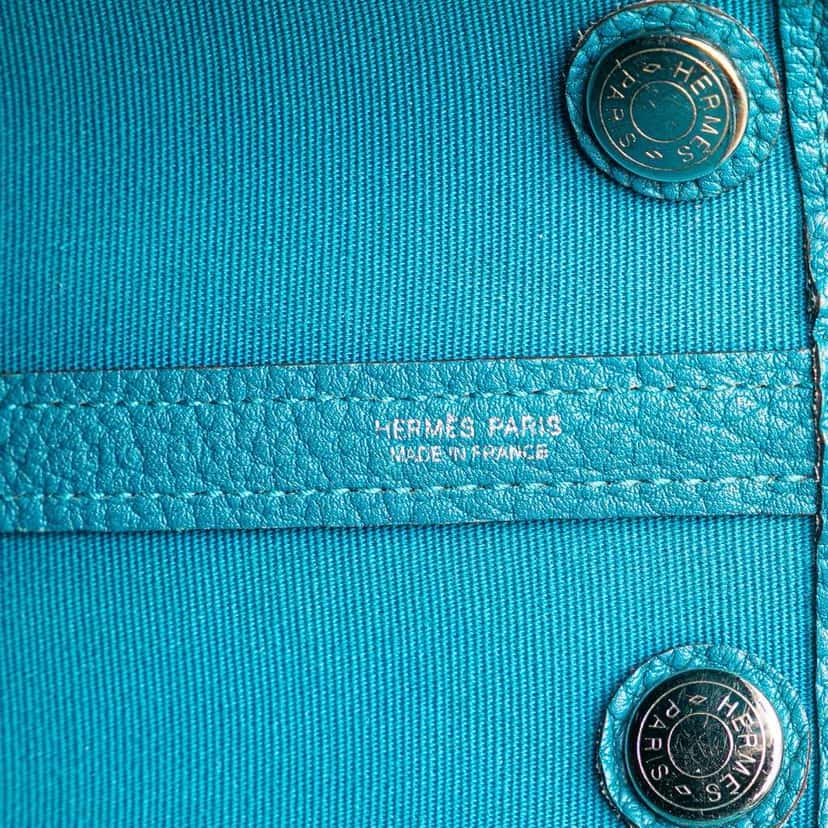 Hermès Toile and Negonda Garden Party 30 Blue Canvas Good condition - Box View