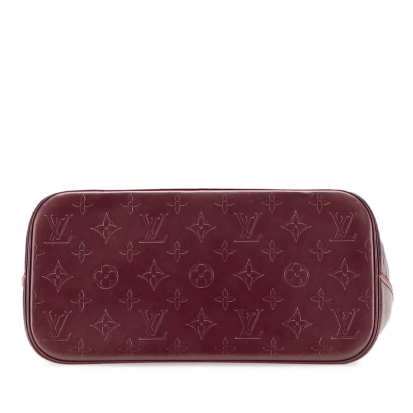 Louis Vuitton Monogram Mat Stockton Red Leather Good condition - Inside View