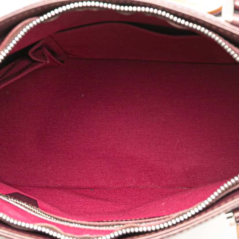 Louis Vuitton Monogram Mat Stockton Red Leather Good condition - Model View