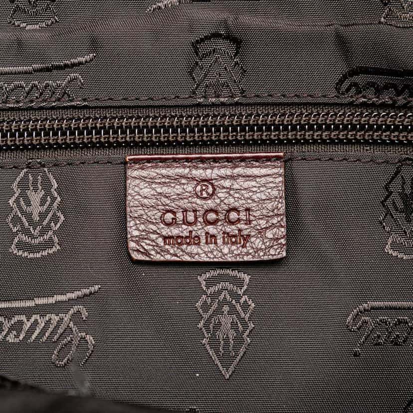 Gucci Leather Crossbody Bag Brown Leather Good condition - Box View