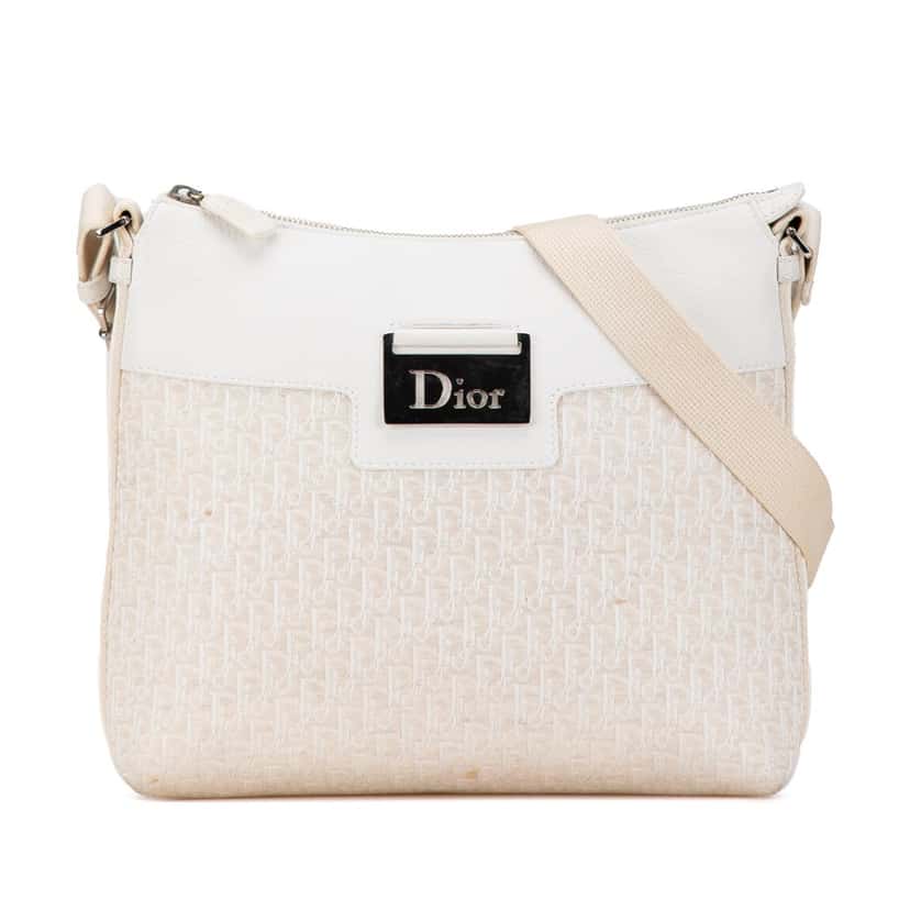 Dior Diorissimo Street Chic Crossbody Brown Canvas Good condition - Front View