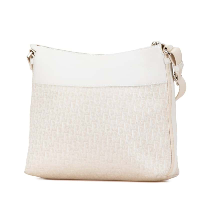 Dior Diorissimo Street Chic Crossbody Brown Canvas Good condition - Back View