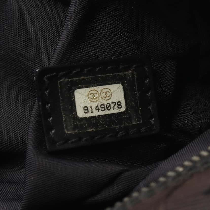 Chanel New Travel Line Nylon Handbag Brown Good condition - Box View