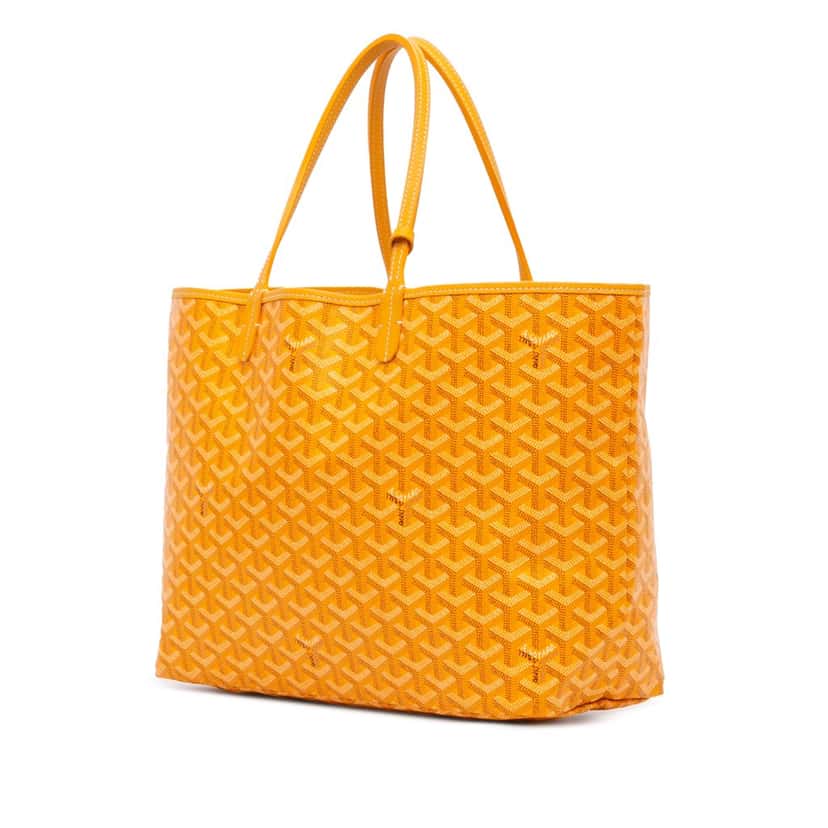 Goyard Goyardine Saint Louis PM Yellow Canvas Good condition - Back View