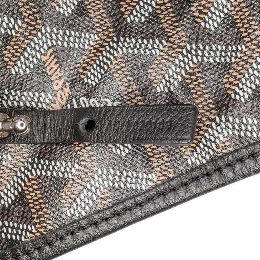 Goyard Goyardine Saint Louis PM Black Canvas Good condition - Box View