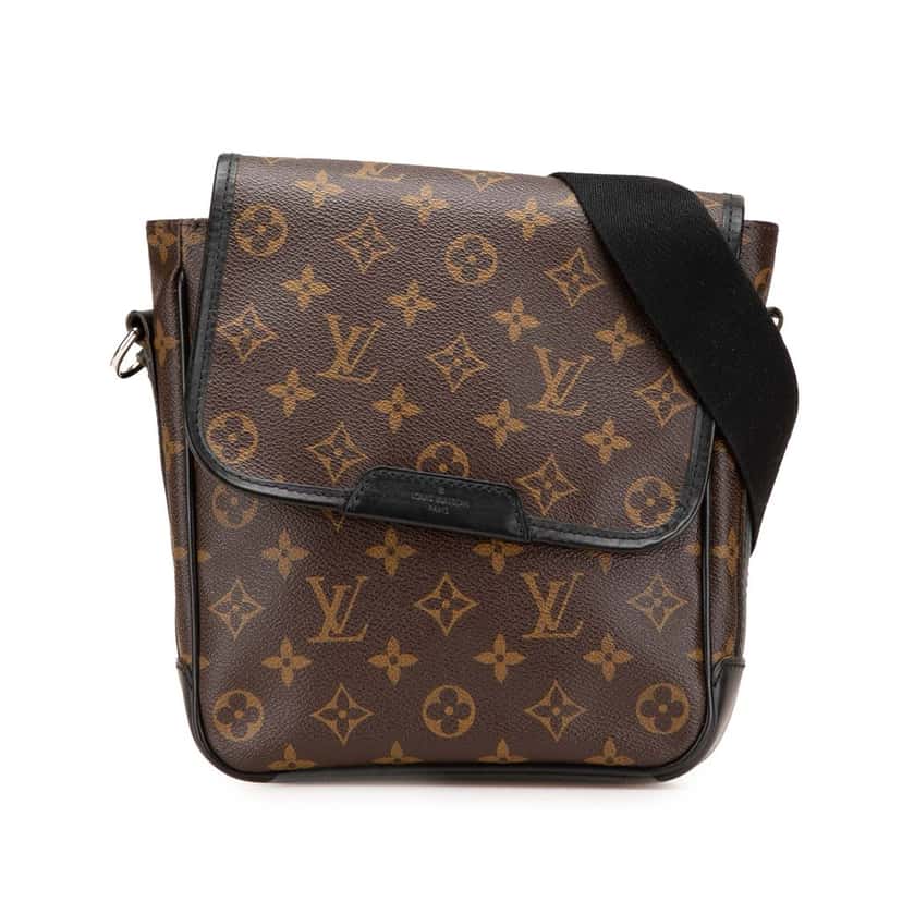 Louis Vuitton Monogram Macassar Bass PM Brown Canvas Very good condition - Front View